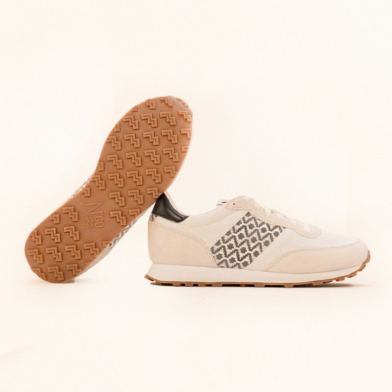 Fairtrade Sneaker von N'GO – Hoi An Modell aus Mesh mit schwarzer Sohle