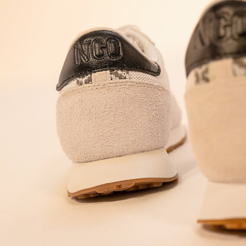 N'GO Laufschuhe Hoi An – nachhaltige Sneaker mit modernem Look in Grau-Schwarz