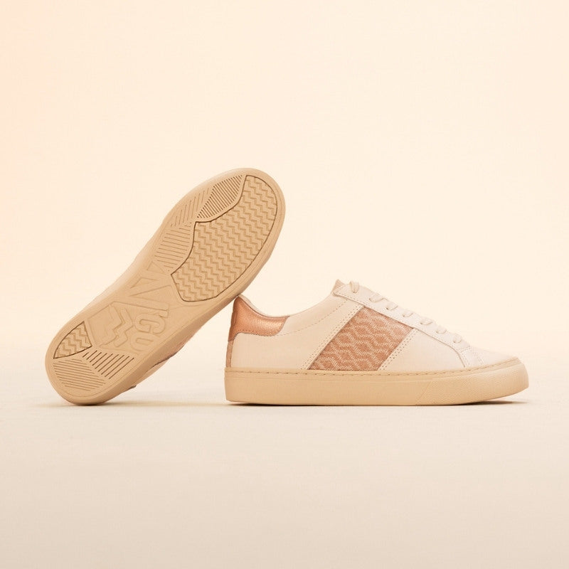 N'GO Na Sang Classic – auffälliger Sneaker in Pink mit schimmerndem Finish