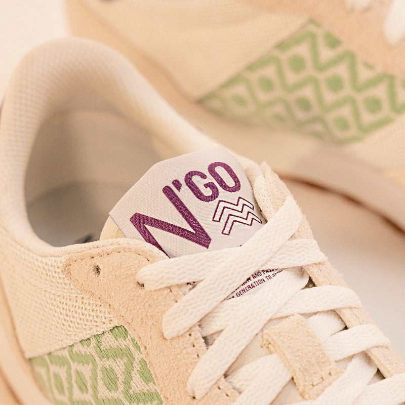 Vegane Mesh-Schuhe von N'GO – Hoi An Modell für Damen und Herren in frischer Farbgebung