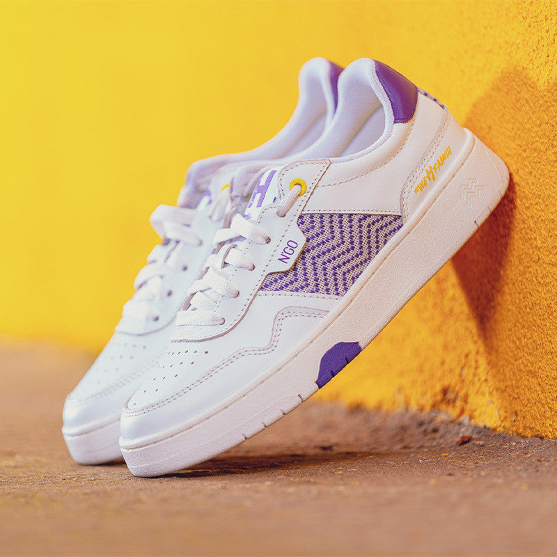 N'GO Hue Classic – nachhaltige und vegane Sneaker in violetter Sonderedition