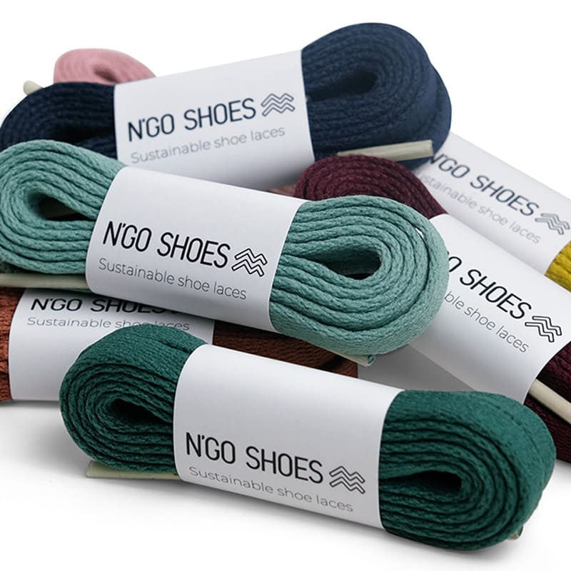 Senfgelbe Schnürsenkel