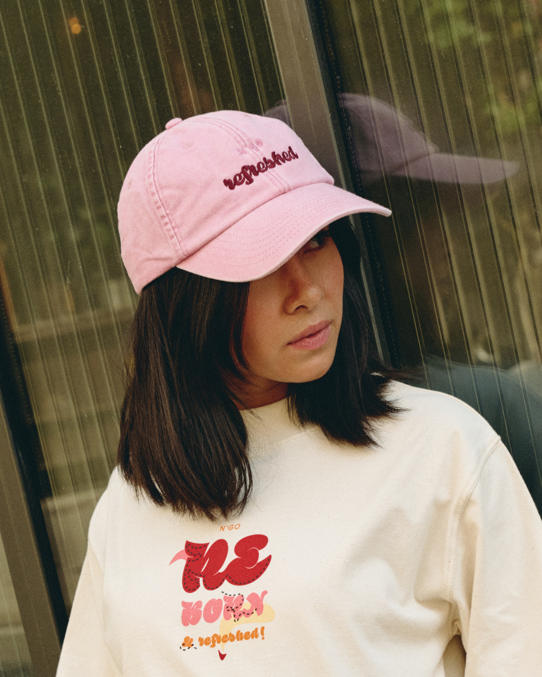 UNISEX-CAP REFRESHED ROSA