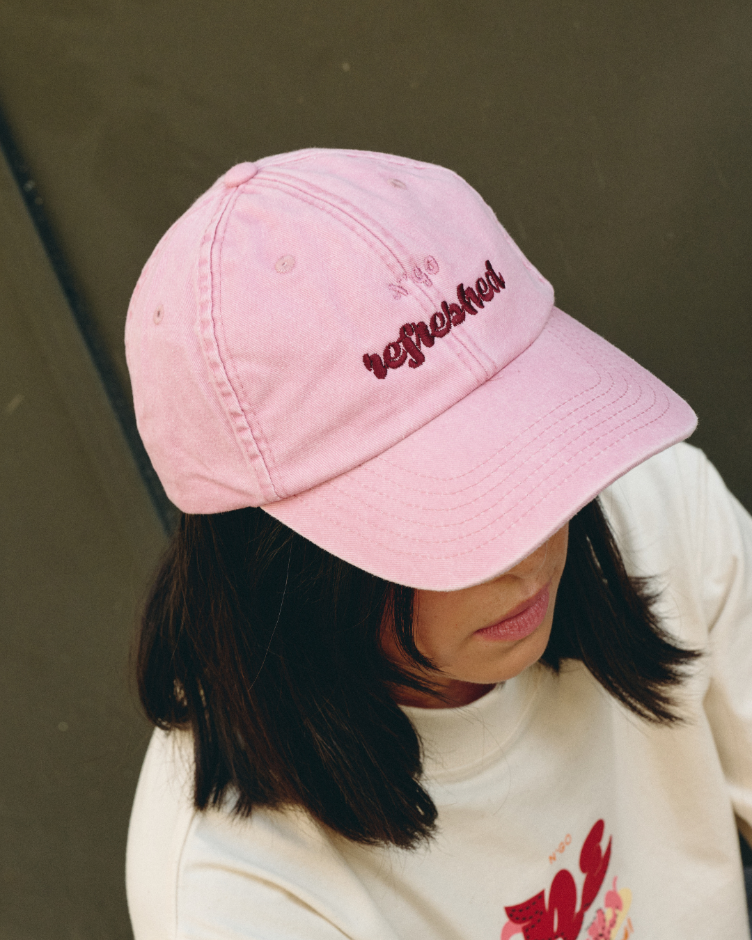UNISEX-CAP REFRESHED ROSA